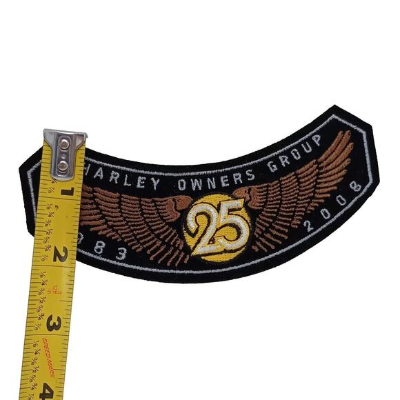 Harley Davidson Patches 25th Anniversary, 09 HOG, Pass The Pigs, 2007 Rocker HD - Picture 4 of 10